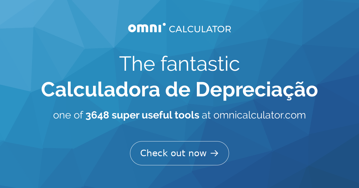 Calculadora De Deprecia O Defini O F Rmula