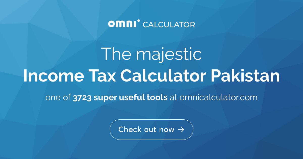 Income Tax Calculator Pakistan