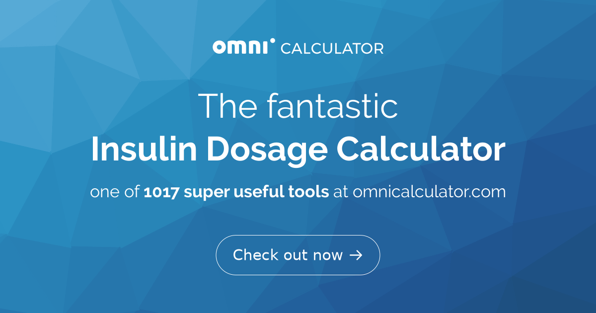 how to calculate mealtime insulin