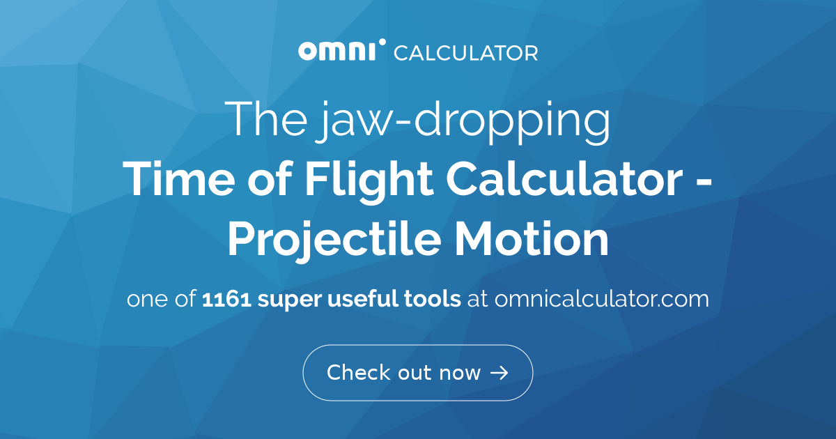 projectile motion calculator unknown initial height