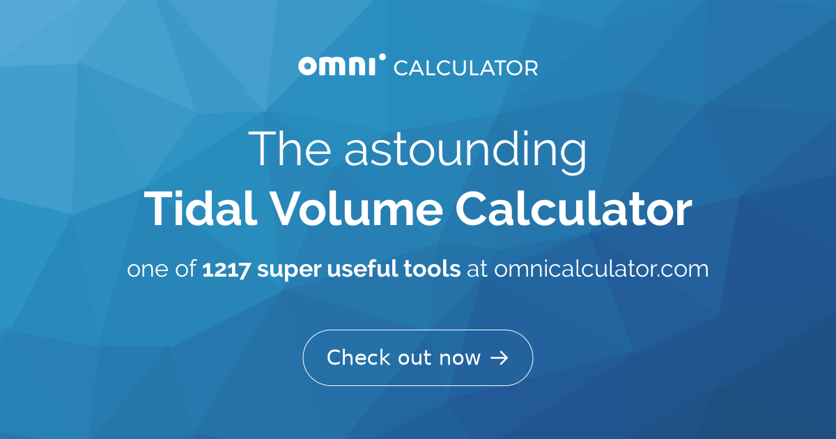 target co2 with tidal volume calculator