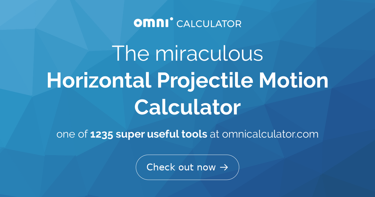 projectile motion calculator vertical