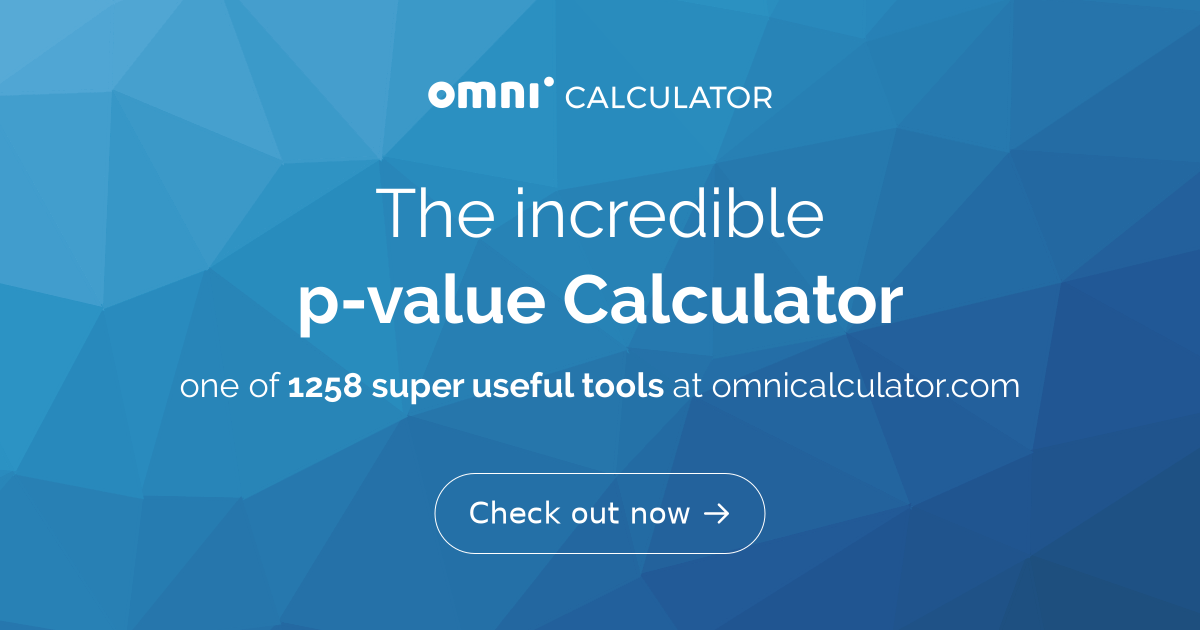 openoffice calculate p value