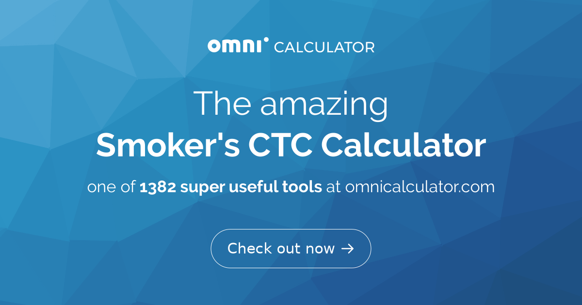 Smoker's CTC Calculator