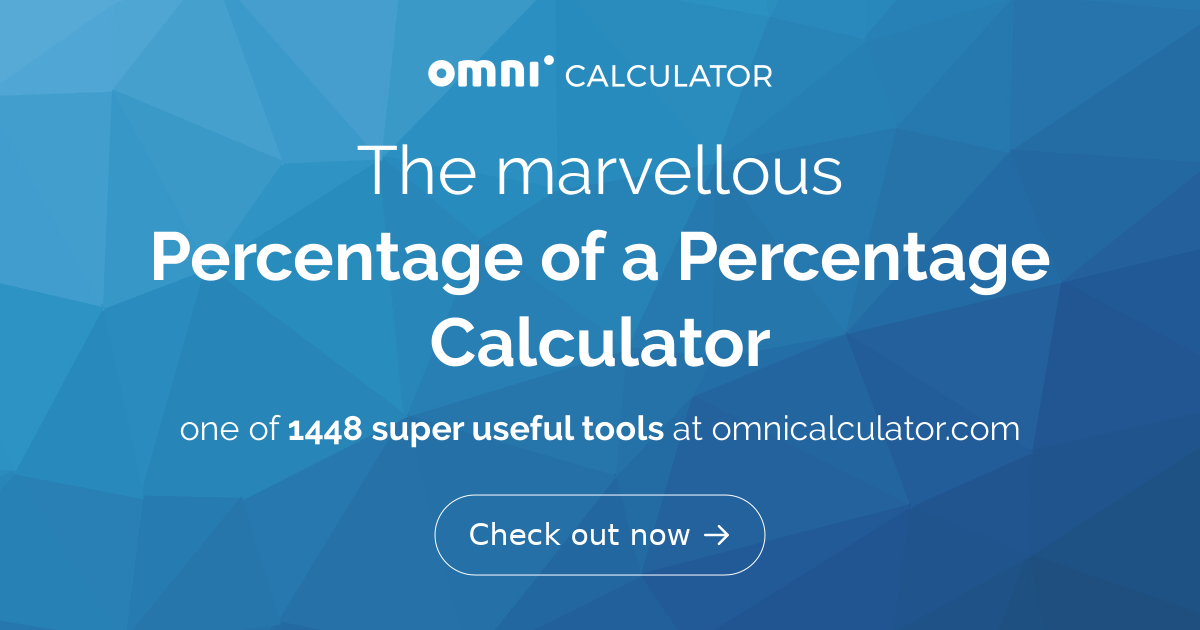 average of 2 percentages calculator