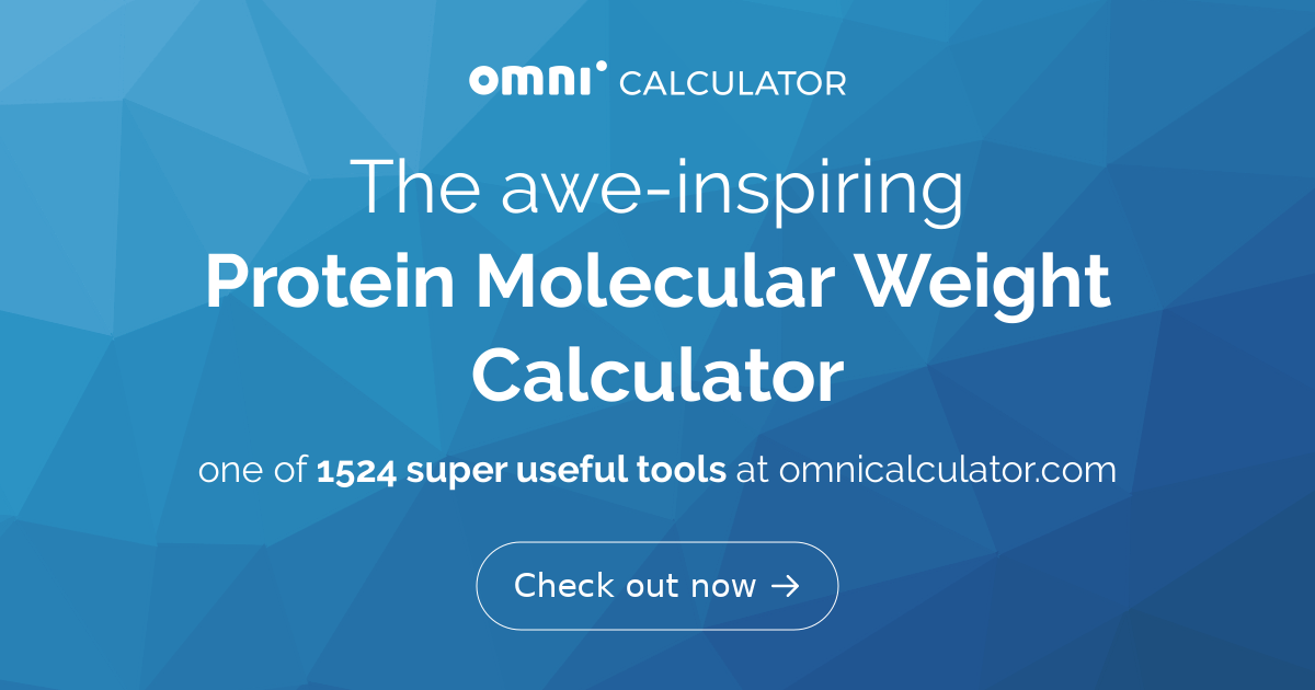 molecular weight calculator