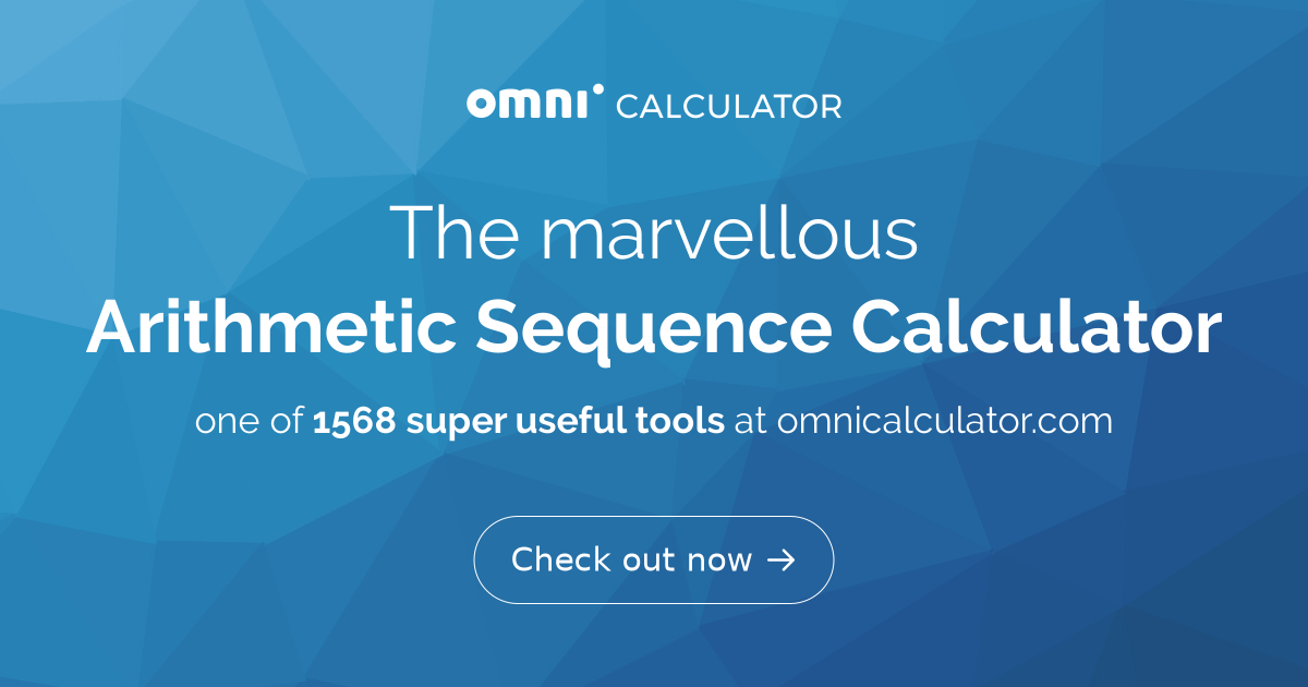 find terms in arithmetic sequence calculator