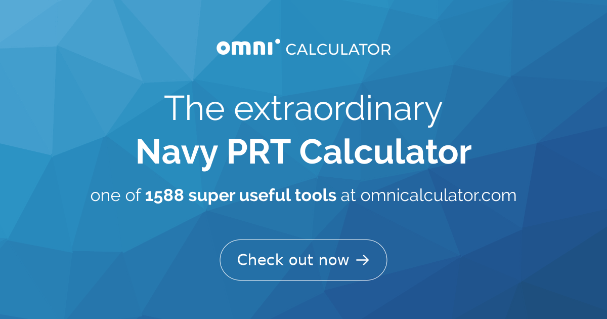 Navy PRT Calculator Check Your Performance Readiness Score