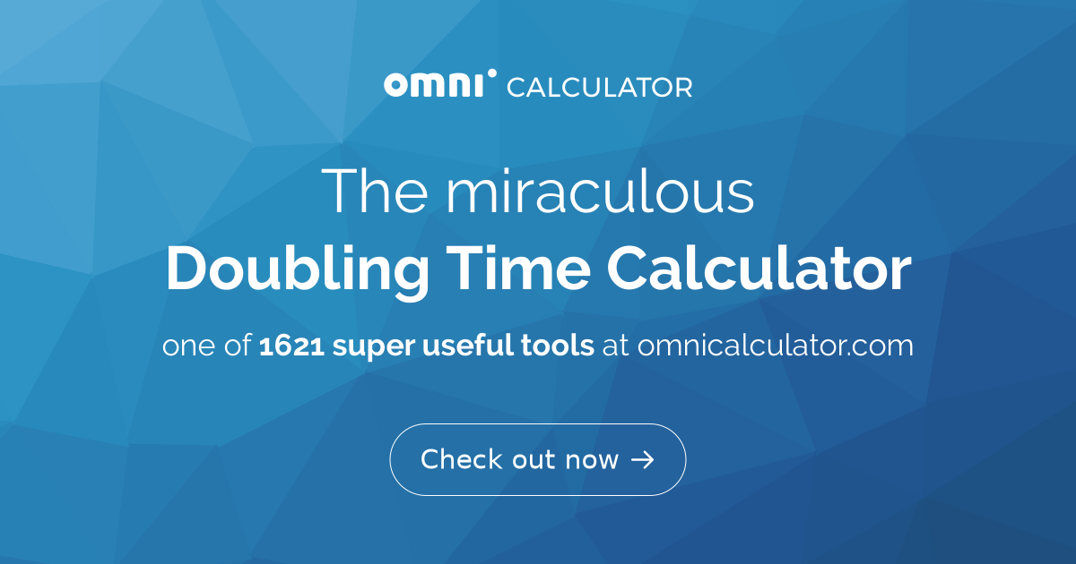 doubling-time-calculator-formula-equation