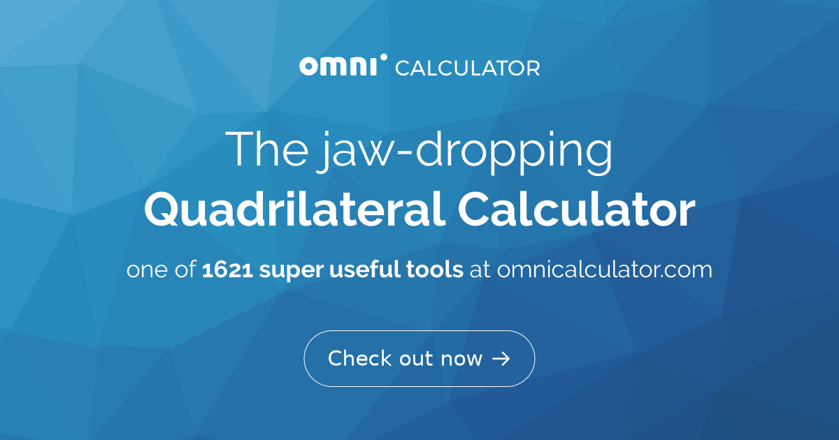 Quadrilateral Calculator