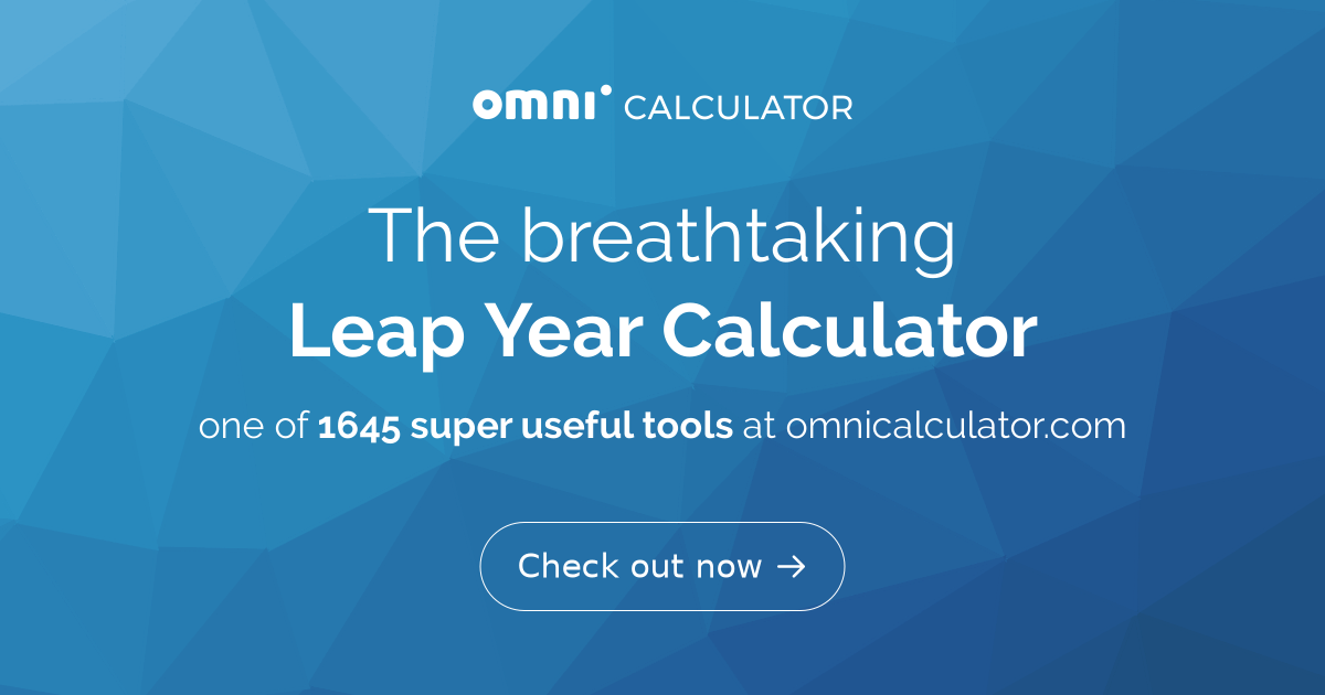 leap-year-calculator