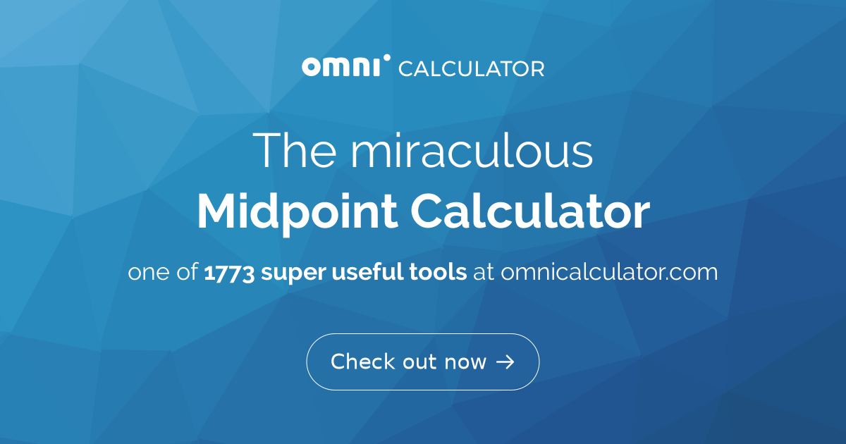 midpoint geometry calculator