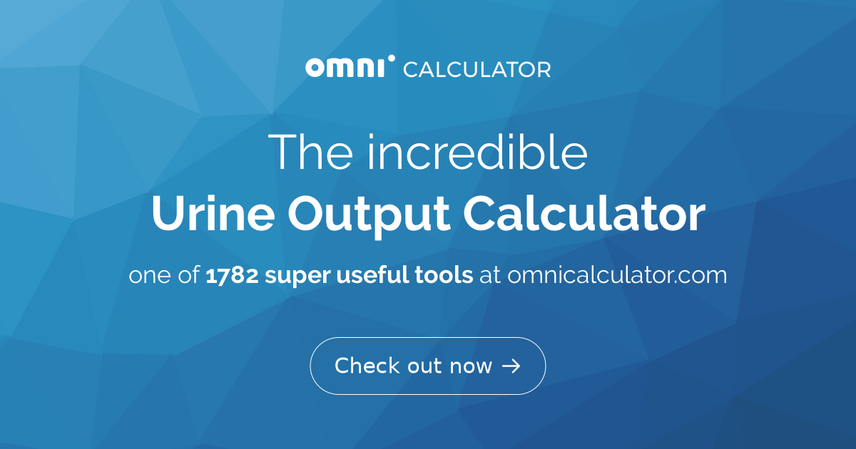 urine-output-calculator