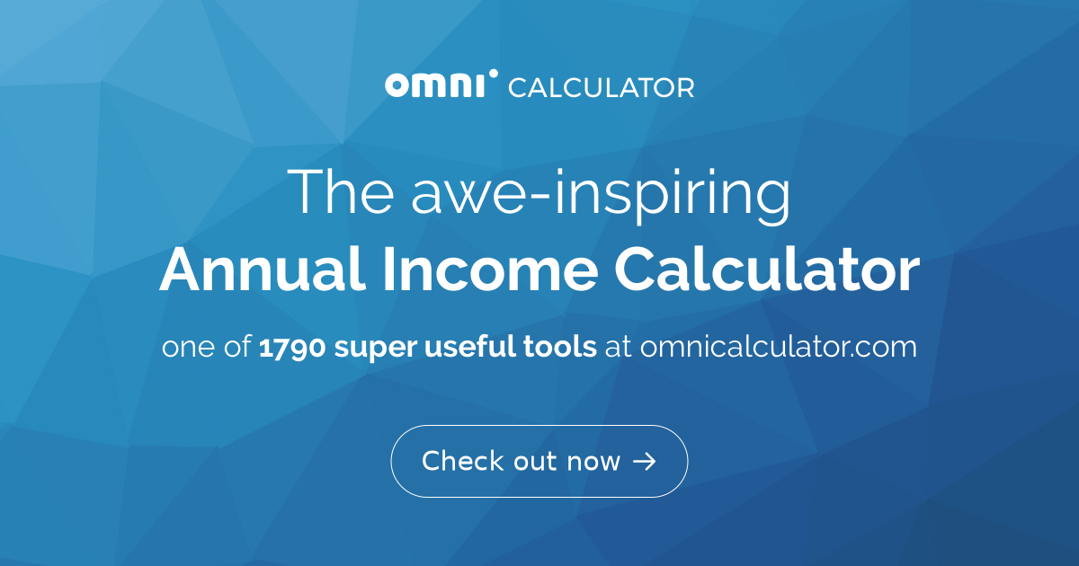 Annual Income Calculator