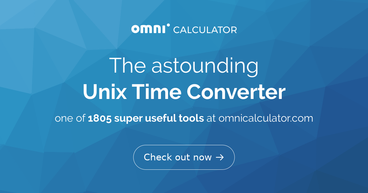 unix time converter