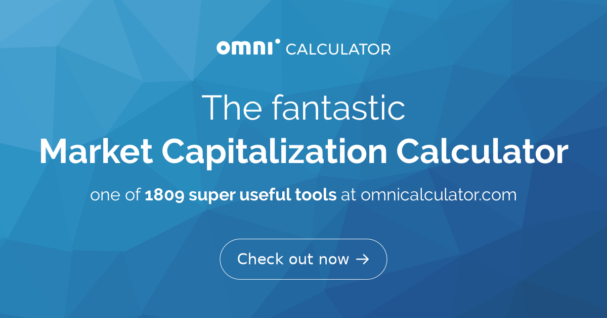 Market Cap Calculator : Market Cap Calculator Coin Token Market Cap Estimation Tool : The cap rate formula that the cap rate calculator uses is the property's net operating income divided by the property value.