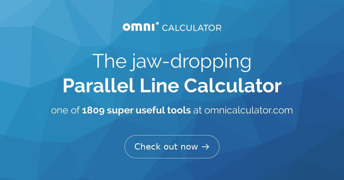 parallel-line-calculator