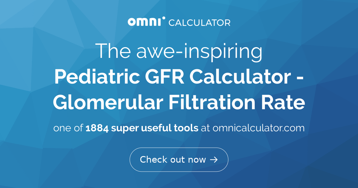 pediatric-gfr-calculator