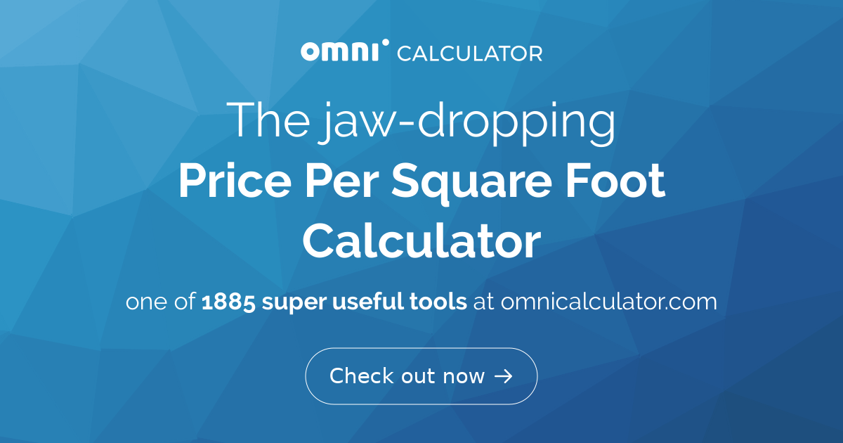 price-per-square-foot-calculator