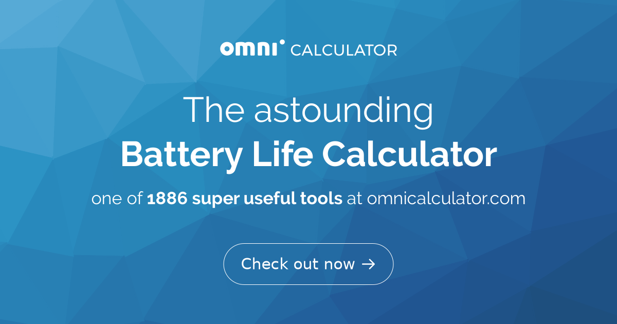 Battery Life Calculator