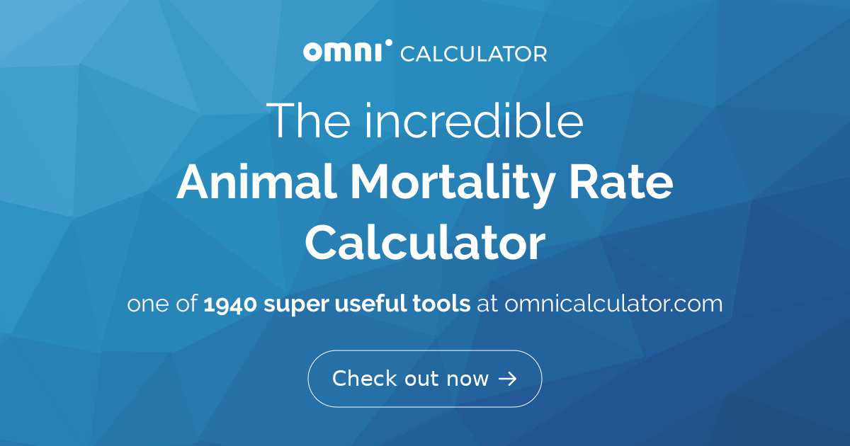 animal-mortality-rate-calculator-death-rate