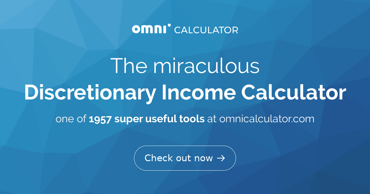 Discretionary Calculator