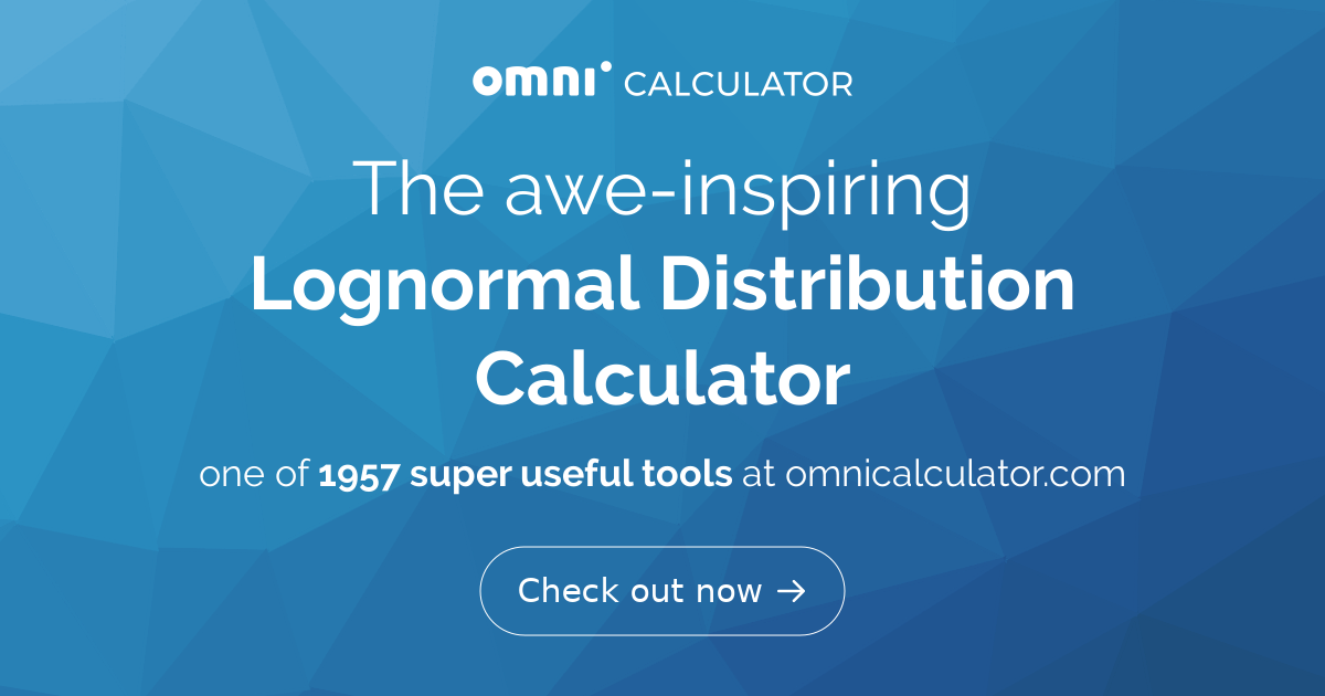 lognormal-distribution-calculator