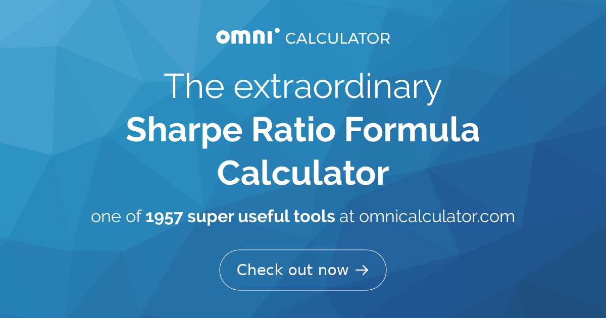 sharpe-ratio-formula-calculator