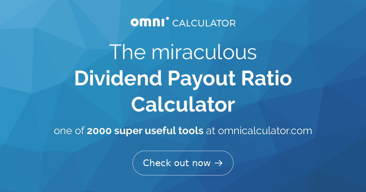 dividend-payout-ratio-calculator