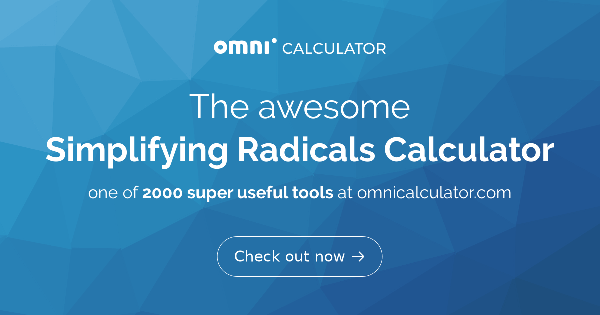 simplifying-radicals-calculator