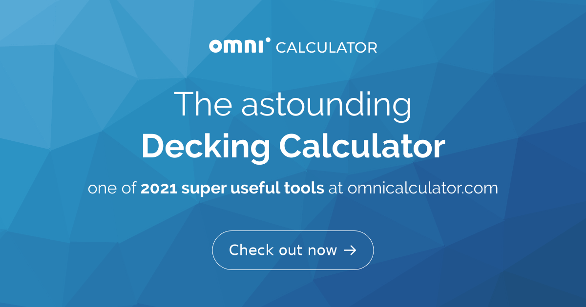 Decking Calculator