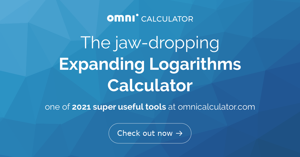 expand and condense logarithms calculator