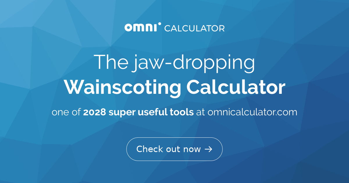 wainscoting-calculator