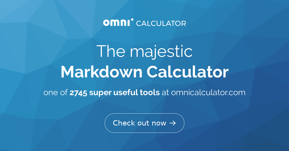 markdown-calculator