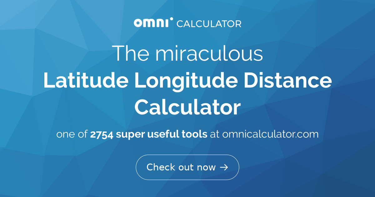 latitude-longitude-distance-calculator