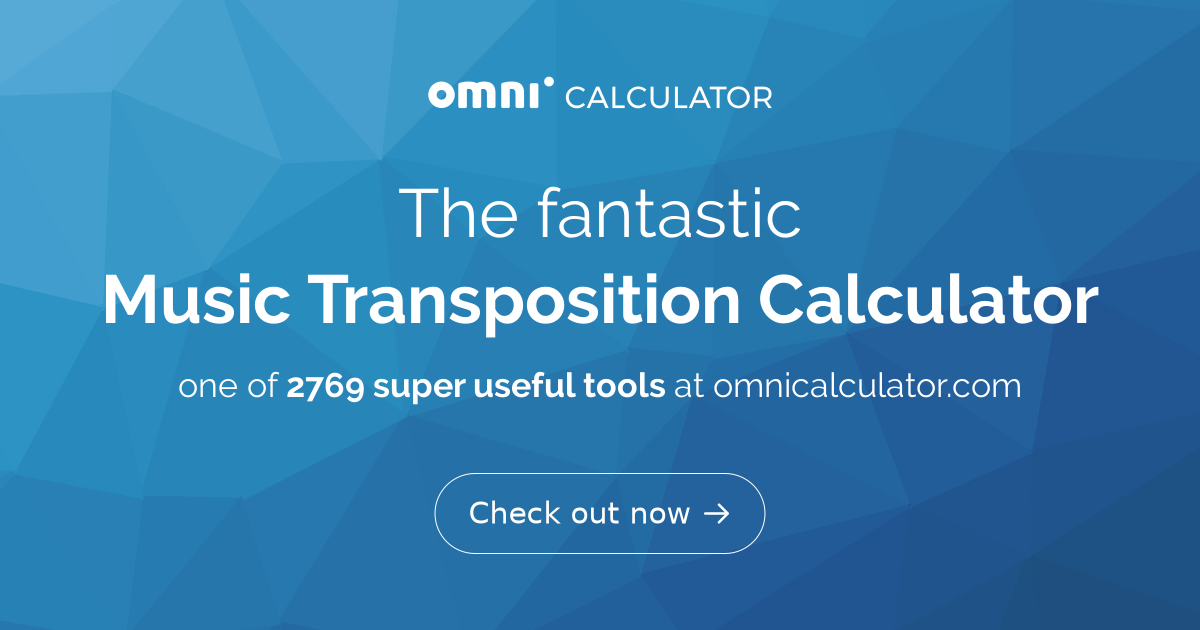 Music Transposition Calculator