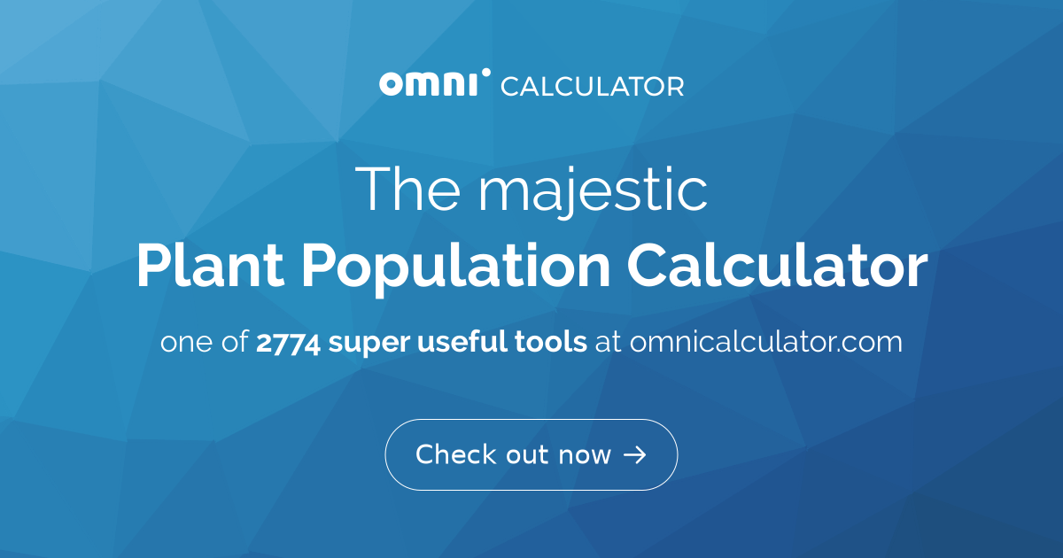 plant-population-calculator