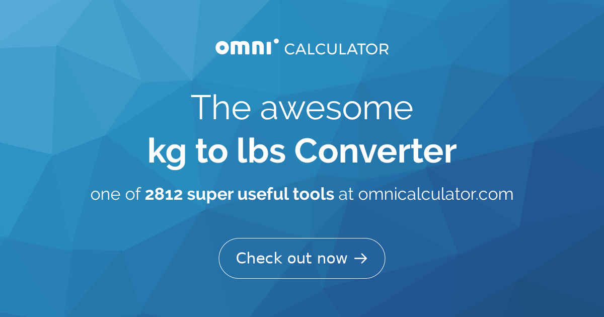 kg to lbs Converter | Weight converter kg to lbs