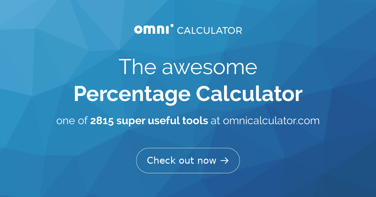 Percentage Calculator