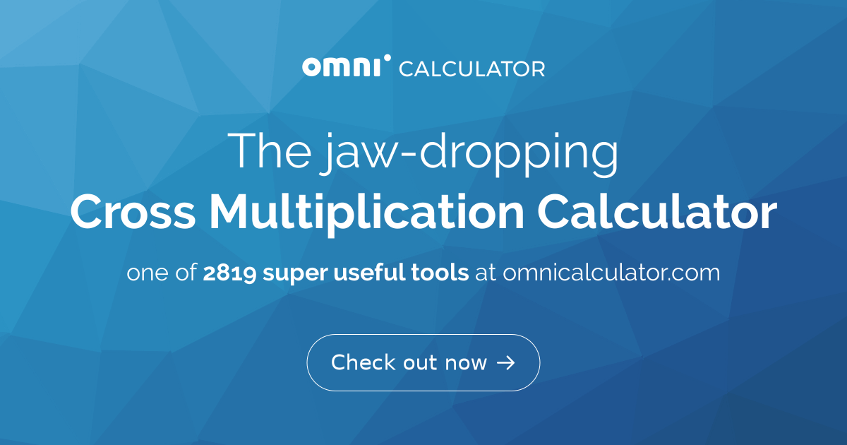 cross-multiplication-calculator