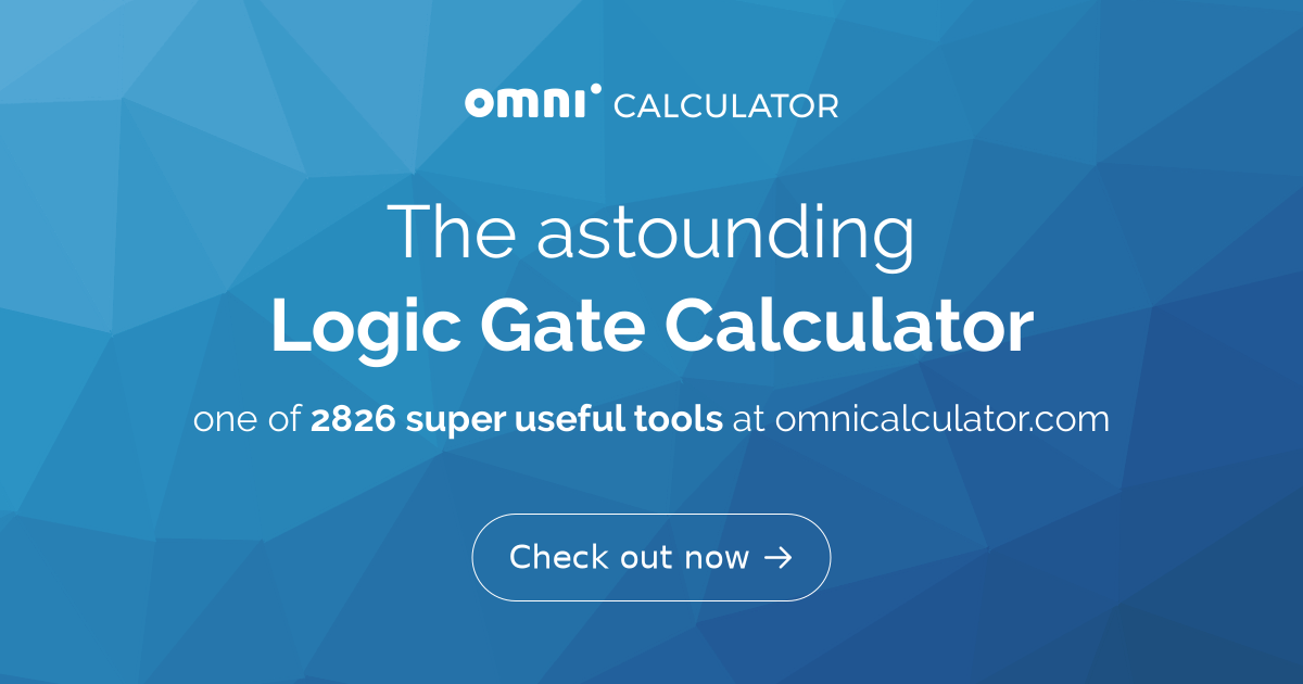 Logic Gate Calculator