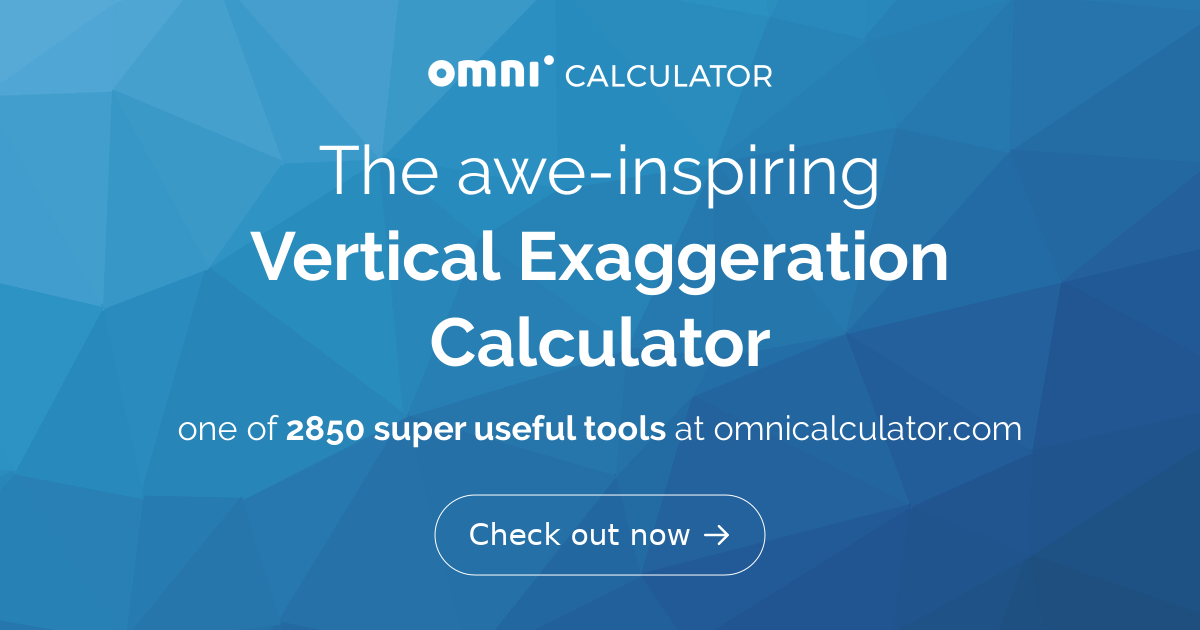 vertical-exaggeration-calculator