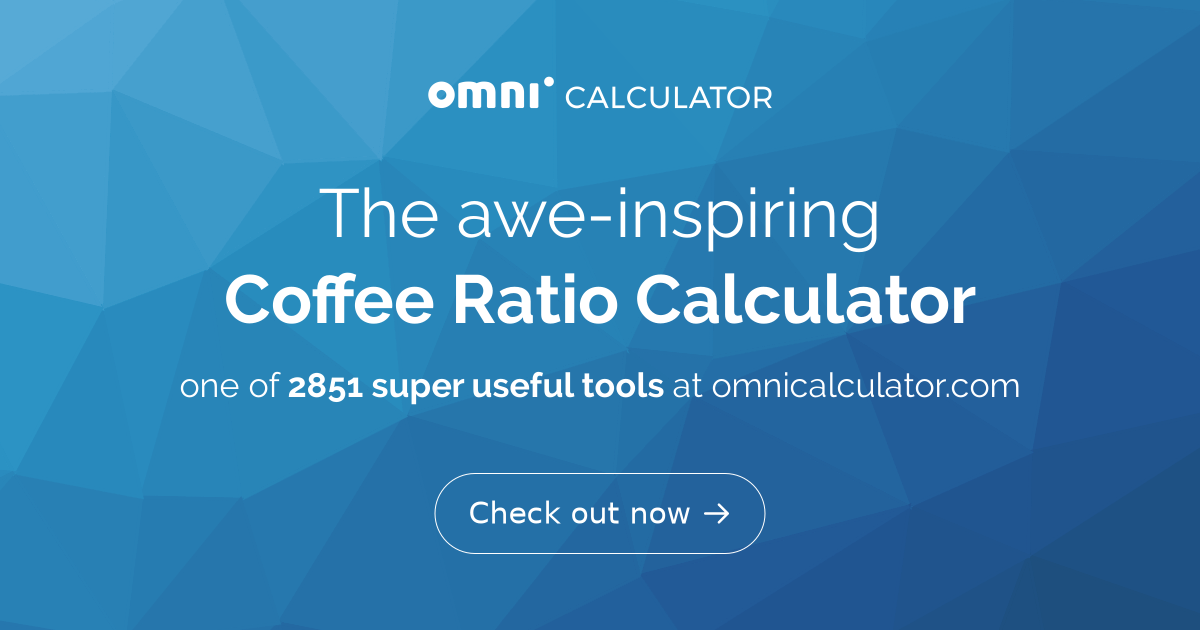 coffee-ratio-calculator