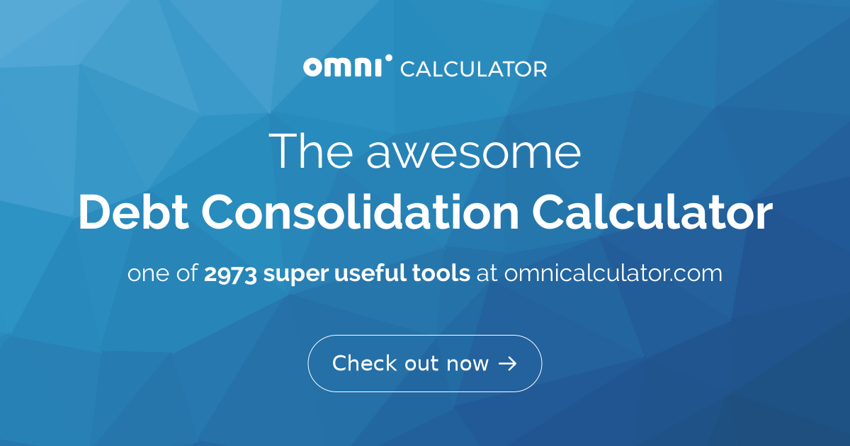 Debt Consolidation Calculator 0114