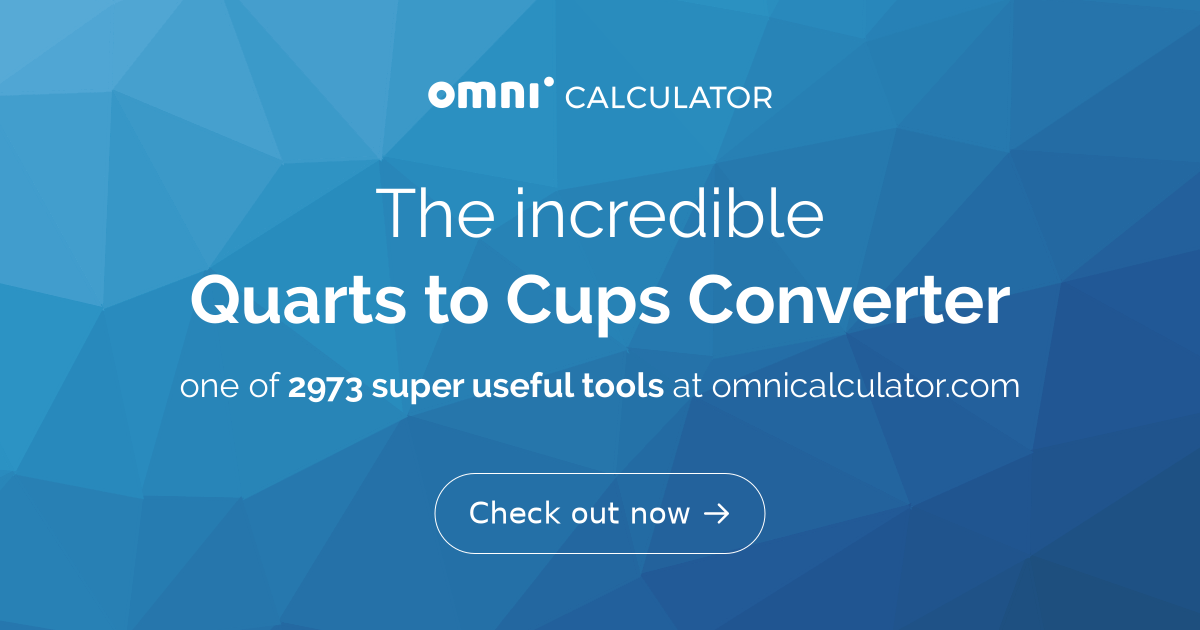 quarts-to-cups-converter