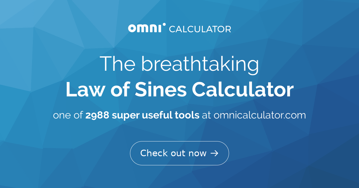 Law Of Sines Calculator