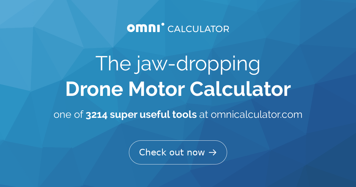 Drone Calculator