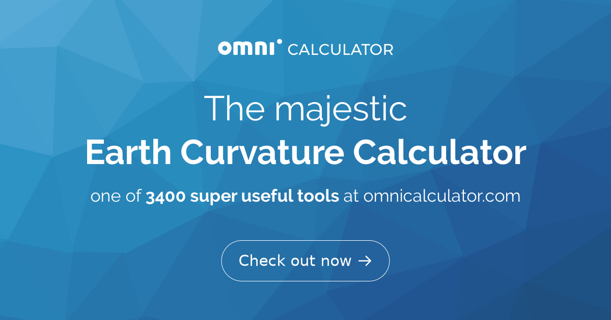 Earth Curvature Calculator