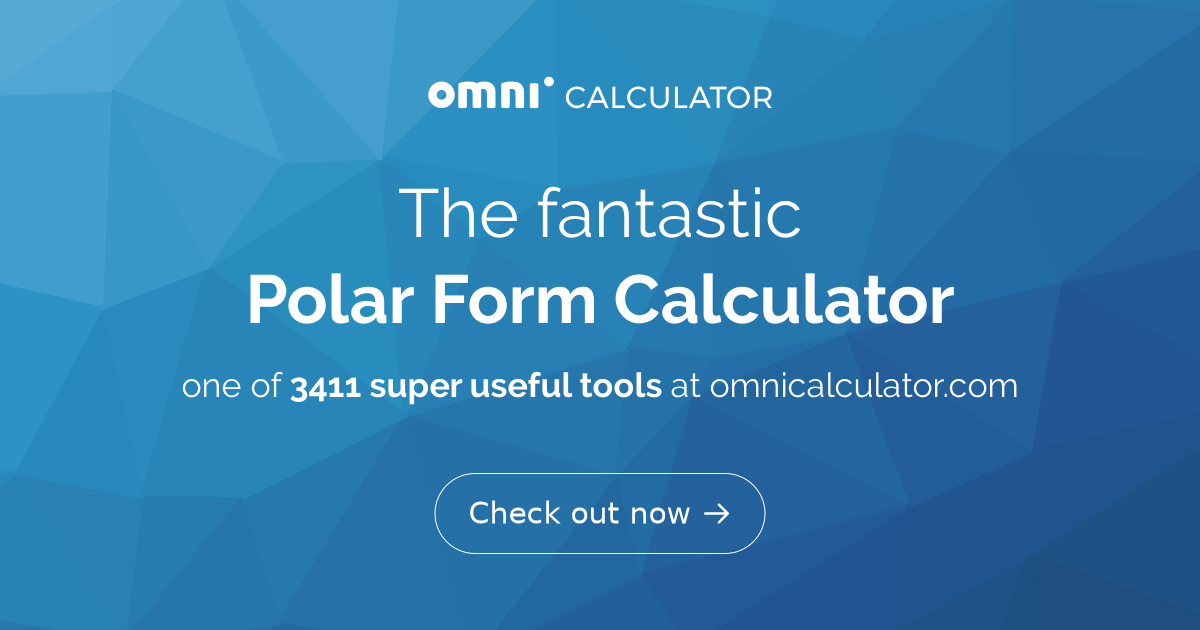 how to do polar form on calculator