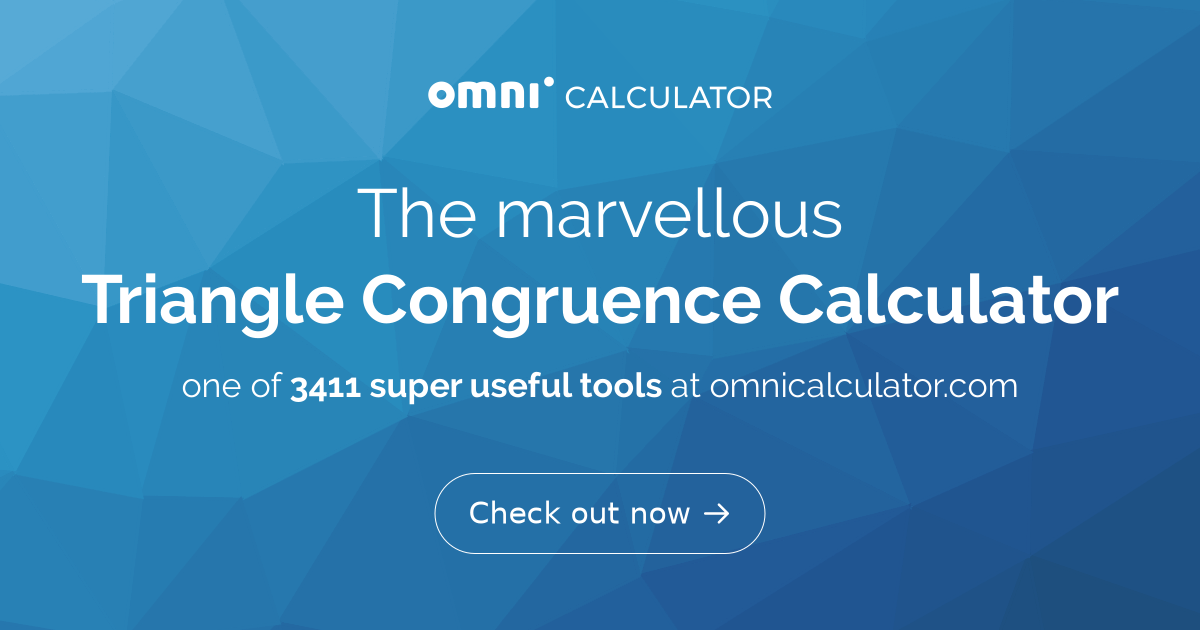 Triangle Congruence Calculator